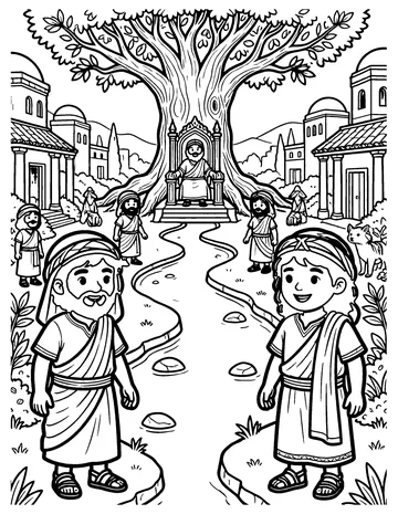 The River of Life coloring page