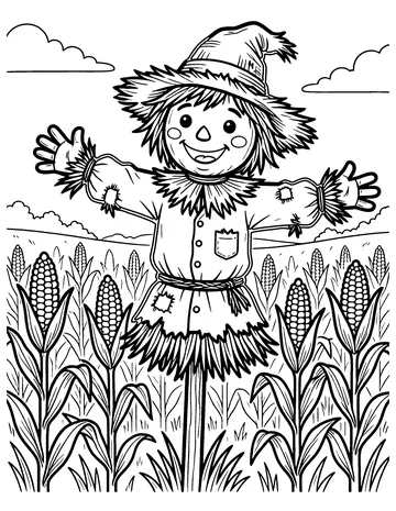The Scarecrow of Oz coloring page