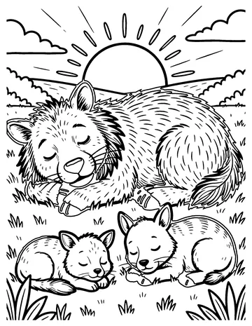The Seventh Day of Rest coloring page