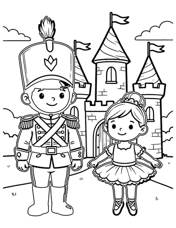The Steadfast Tin Soldier coloring page