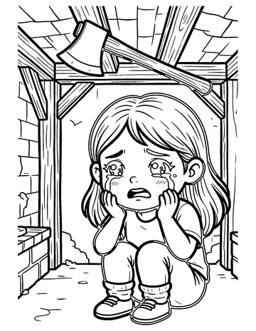 The Three Sillies coloring page