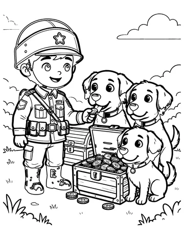 The Tinderbox coloring page