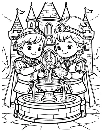 The Water of Life coloring page