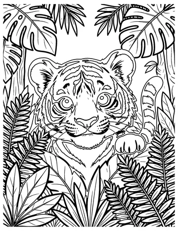 Tiger Cub coloring page