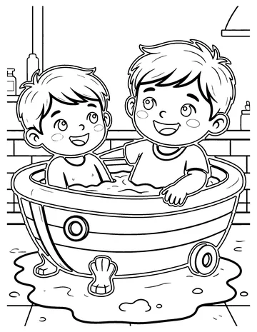 Toy Boat coloring page