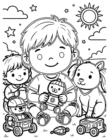 Toy Catalog Dream coloring page