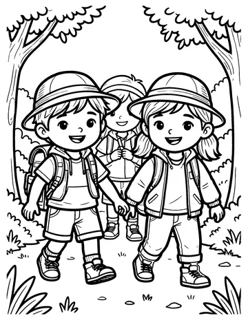 Treasure Hunt coloring page