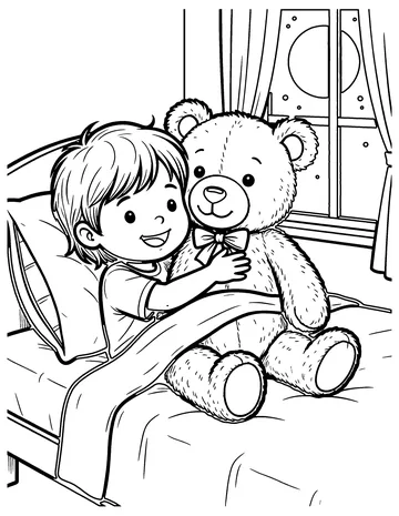 Twinkle Little Bedtime coloring page