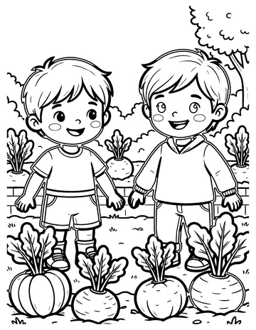 Vegetable Garden coloring page