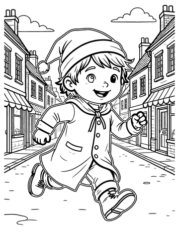 Wee Willie Winkie coloring page