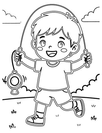Yo-Yo coloring page